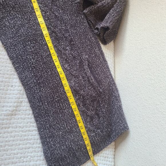 Barefoot Dreams Cozy Brown Gray Women's Sweater Long Cardigan Size XL - Picture 9 of 10
